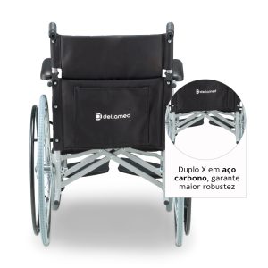 Cadeira de rodas D100 - Traseira